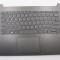 Carcasa superioara cu tastatura palmrest Laptop, Lenovo, IdeaPad 330-14IGM Type 81D0, 81G2, 5CB0R40359, AP185000350, AM13N000100, DG421, gri, layout U