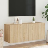 Comoda TV de perete, stejar sonoma, 100x30x41 cm GartenMobel Dekor, vidaXL