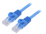 Patch Cord Ethernet U/UTP Cat6 Albastru 2m, Gembird