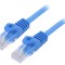 Patch Cord Ethernet U/UTP Cat6 Albastru 2m