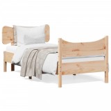 Cumpara ieftin Cadru de pat fara saltea, 90x200 cm, lemn masiv pin