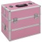 Gossi geanta de cosmetice, roz, 37 x 24 x 35 cm, aluminiu