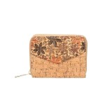 Portofel din pluta cu floricele