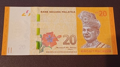 MALAEZIA- 20 Ringgit ND -UNC foto