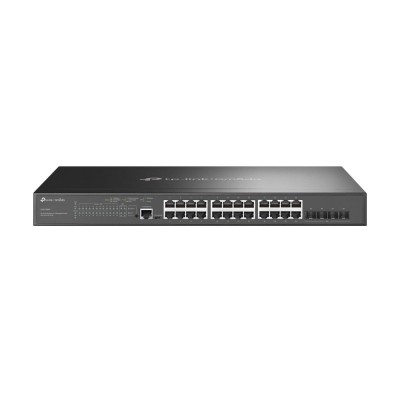 Switch 24 porturi PoE RJ45 Gigabit, 4 x SFP Gigabit, L2 Management, 1U - TP-Link Omada SG3428MP foto