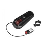 Cumpara ieftin Claxon electronic pentru biciclete cu lumina de siguranta intermitenta si 8 sunete