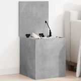 vidaXL Cutie de depozitare, gri beton, 40x42x46 cm, lemn prelucrat