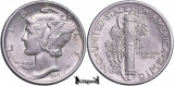 1942, 1 Dime - Mercury Dime - Statele Unite ale Americii