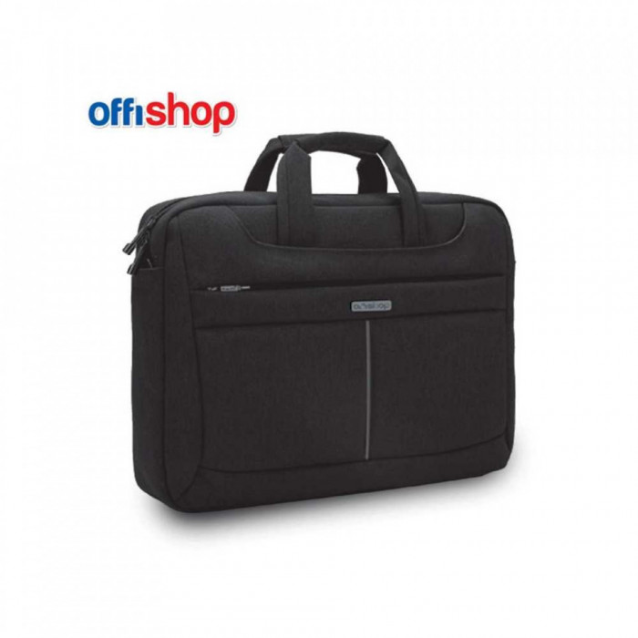 Geanta laptop, neagra, 40x8x32 cm - OFFISHOP