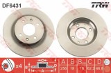 Disc frana HYUNDAI i20 (PB, PBT) (2008 - 2014) TRW DF6431