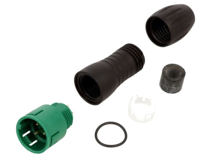 Conector circular 3 pini IP67