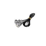 Cumpara ieftin Set becuri auto cu led 23mm 2W argintiu