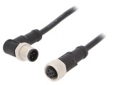 Cablu senzori/automatizări M12-M12 1m 5 pini