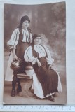 Fotografie costum popular &ndash; atelier E. Fischer Sibiu &ndash; 1921 &ndash; carte poștală