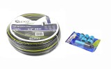 Kit irigare de gradina, furtun CLASS BLACK 3/4&quot; 20m + accesorii, 4 piese, 3/4&quot;, Geko Blue Line