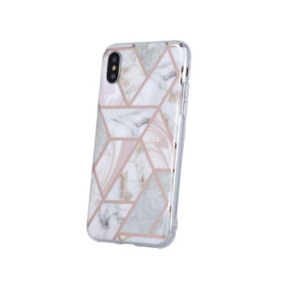 Husa HUAWEI Y5p - Geometric Marble (Roz) foto