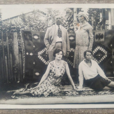 Fotografie de grup, Gura Ocnitei, Dambovita 1931// tip CP