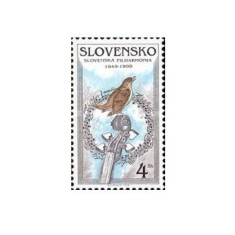 Slovacia 1999 - 50 de ani Orchestra filarmonica, neuzata