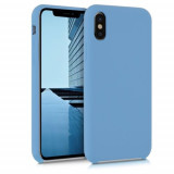 Husa pentru Apple iPhone X/iPhone XS, Silicon, Albastru, 42495.188, Carcasa