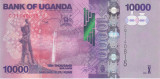 Bancnota Uganda 10.000 Shilinigi 2021 - P52 UNC