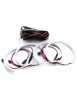 Kit Angel Eyes LED COTTON pentru BMW E39 Non Facelift - 4x131mm, Xenon Bright