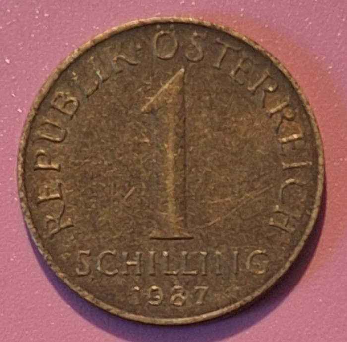 1 ȘILING (SCHILLING) 1987 * AUSTRIA