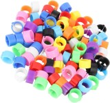 Set 200 inele pentru picioare de porumbel, Llwl, Plastic, Multicolor