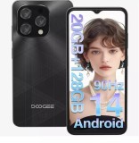 Cumpara ieftin Telefon Mobil Doogee N55 Plus, Negru, 4G, 6.56 HD+ 90Hz IPS, Android 14, 20GB RAM (8GB+12GB extensibil), 128GB ROM, 13MP + 8MP camere, 5150mAh, Dual S