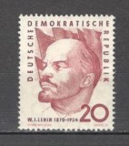 D.D.R.1960 90 ani nastere V.I.Lenin SD.78, Nestampilat