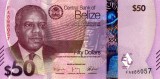 BELIZE █ bancnota █ 50 Dollars █ 2025 █ P-77 █ PRIMA SERIE: FA █ UNC █ necirculata