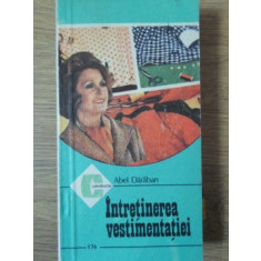 INTRETINEREA VESTIMENTATIEI-ABEL DARABAN