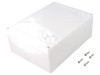 Carcasa universala GAINTA G2120, Policarbonat, IP65, Dimensiuni 150x200x75mm, Culoare Gri Deschis