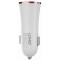 Incarcator Auto cu cablu Lightning Ldnio DL-C28, 2 X USB, 3.4A, Alb