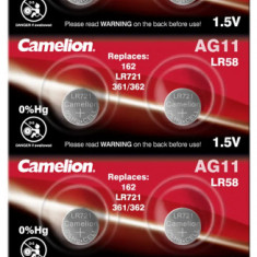 Baterii Ceas AG11 LR721 G11 1.5V 25mAh Camelion Blister 10