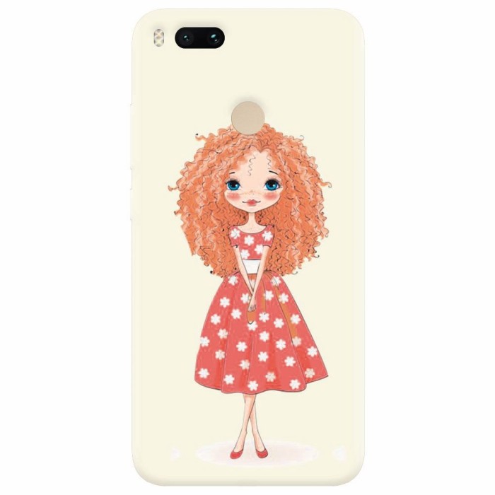 Husa silicon pentru Xiaomi Mi A1, Sweet Little Girl