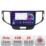 Navigatie Honda Accord 2008-2012 C-8951 Android Octa Core Ecran 2K QLED GPS 4G 4+32GB 360 KIT-8951+EDT-E409-2K CarStore Technology