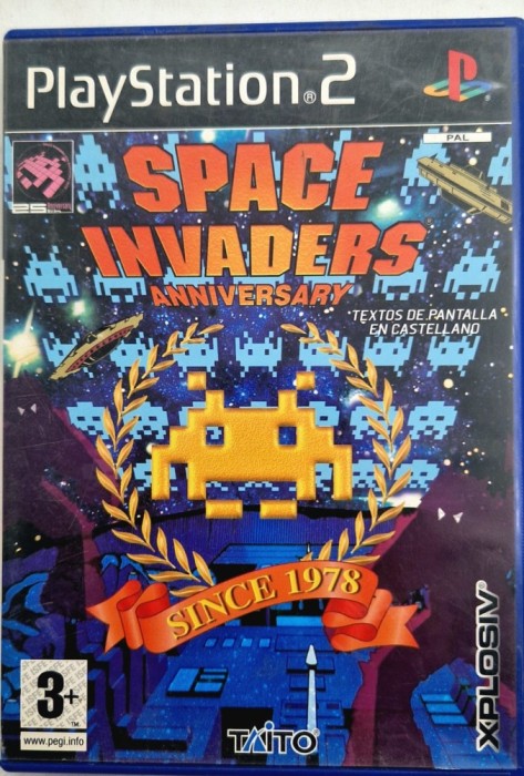 Space Invaders . Aniversary _ joc PS2 _ Pal