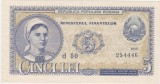 ROMANIA RPR 5 LEI 1952 aXF