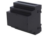 Carcasă DIN 90x87x65mm ABS Neagră