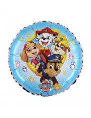 Balon Folie Metalizata Patrula Catelusilor, PAW PATROL ACTION, 45x45 cm foto
