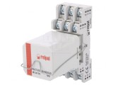 Releu intermediar 3PST-NO 24VDC 16A 250VAC