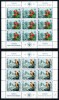 Iugoslavia Yugoslavia 1970, Mi #1406-1407 Klb, minicoli, EUROPA, flora, fauna, flori, pasari, MNH, cota 150 &euro;!, Natura, Nestampilat