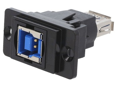 Adaptor USB A-B DualSlim USB 3.0 foto