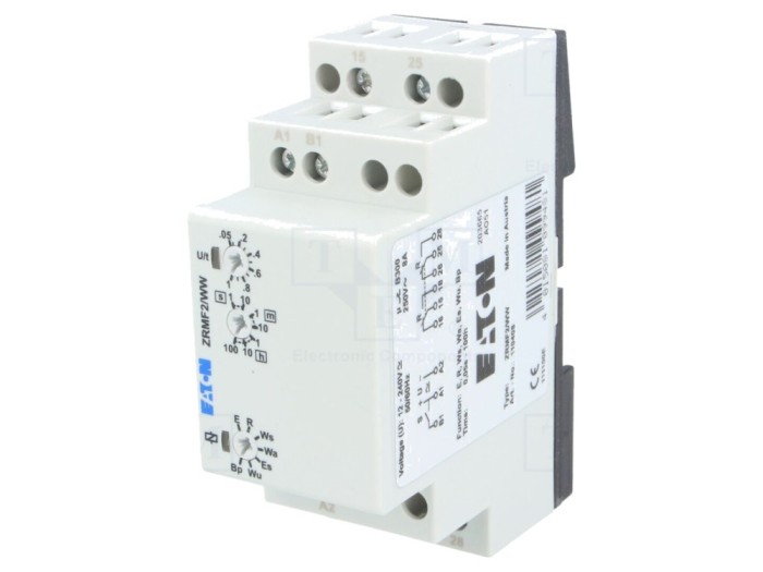Timer Programabil DPDT 0,05s-100h 250VAC/8A