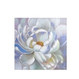 Tablou decorativ floare alba 80x80 cm