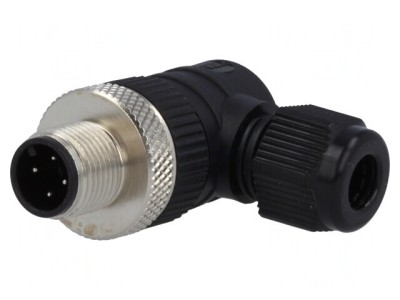Mufă M12 4-PIN tată IP67 pentru DeviceNet/CANopen pe cablu foto