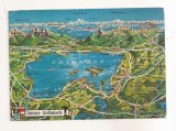 FA108 -Carte Postala- GERMANIA - Der Chiemsee - Bayerische Alpen, circulata 1980