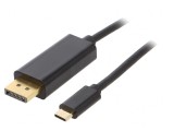 Adaptor USB-C la HDMI 1,8m Negru-Auriu