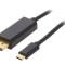 Adaptor USB-C la HDMI 1,8m Negru-Auriu