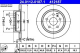 Disc frana ATE 24.0112-0187.1